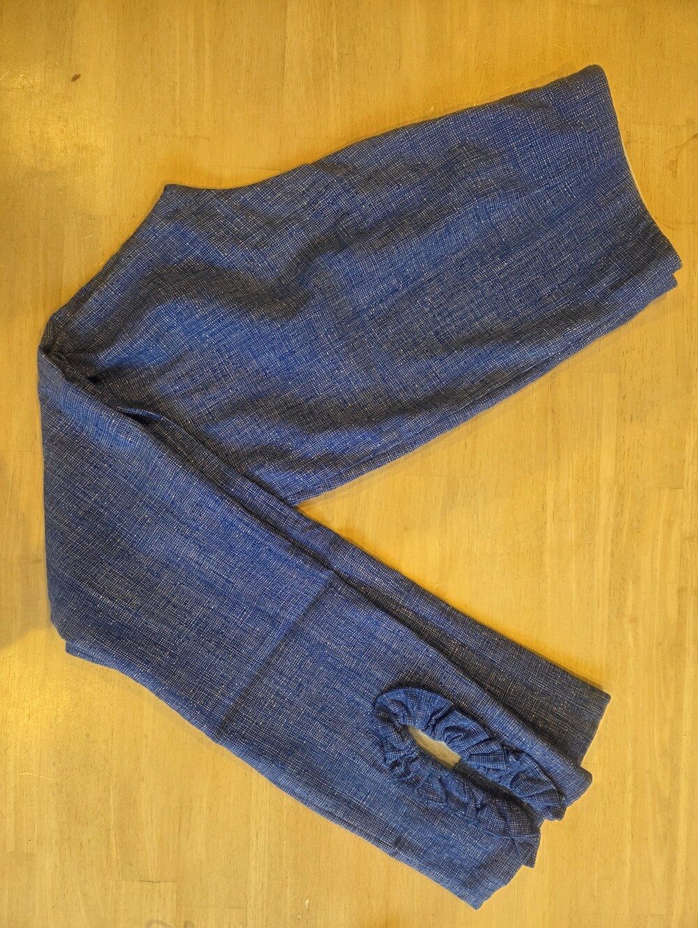 Sara Campbell Blue Textured Knit Fits As A Small**